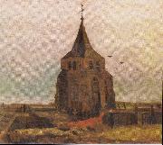 Vincent Van Gogh Old Church Tower at Nuenen oil painting reproduction